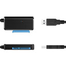 T04 USB 3.0 to SATA Adapter Cable 2.5/3.5 inch HDD SSD Hard Disk Converter