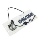 Home Wall Hanging Wood Creative Craft Plaque Welcome Door Sign Board Anchor
