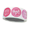 2 Roll Thank You Packaging Stickers Floral Paper Seals Labels DIY Craft 1"