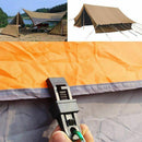 6 Pieces Bache Clip Plastic Tent Snaps with Plastic Carabiners for Camping