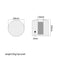 3pcs Professional Chromed Metal Guitar Tone Volume Knob
