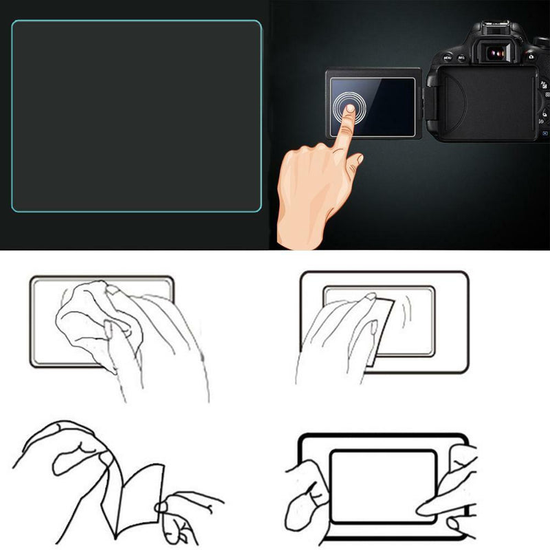 8H 0.55mm Tempered Glass Screen Protector DSLR Camera LCD Film for Nikon D5600