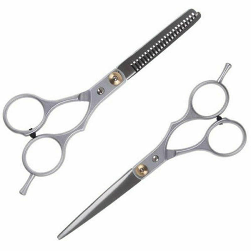 2pcs 6" Professional Hair Cutting & Thinning Scissors Hairdressing Kit Useful