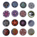 50PCS Magic Tatoo Symbols Amulet Stickers For Motorcycle Luggage Skatebo g+
