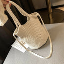 Weaving Hollow Paper Straw Bag Shoulder Bag Female Beach Bag, Girl Fashion