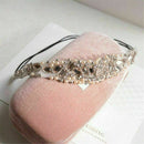 Women Lady Lace Hairband Rhinestone Crystal Headband Elastic Head Piece R2P Nice