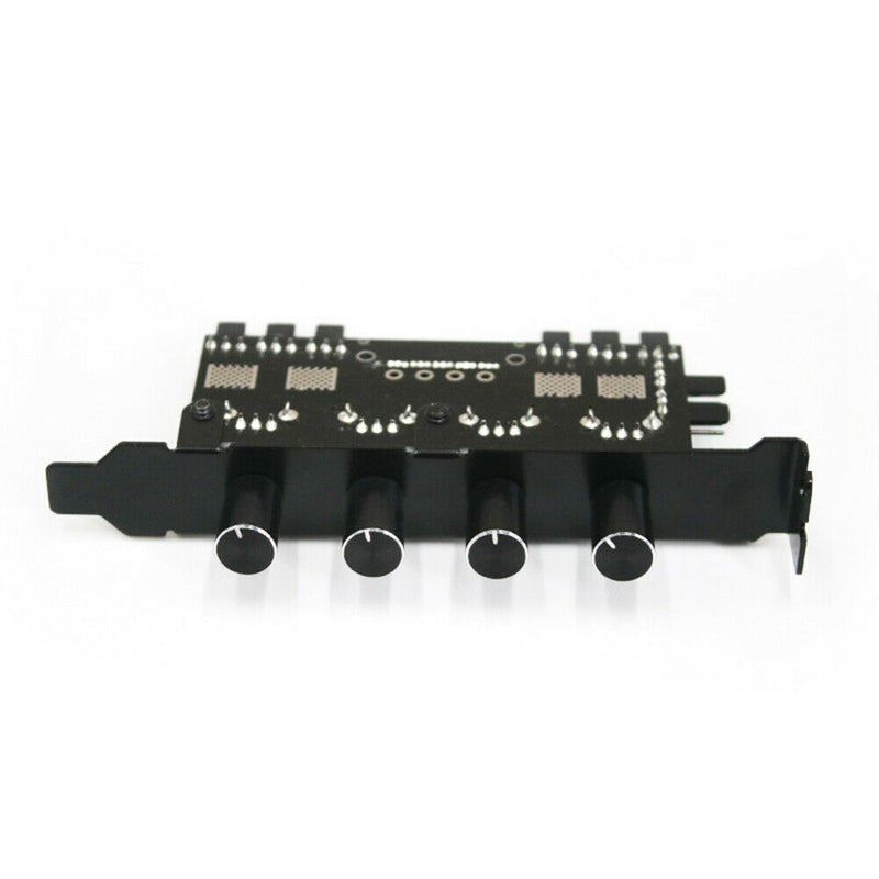 DC 12V Fan Hub Regulator 8 Way SATA/3Pin Speed Controller for PC Computer Case