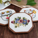 2 Packs Embroidery Hoops Cross Stitch Embroidery Octagon Set for Handy Art