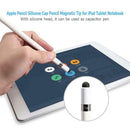 Magnetic Tip Silicone Stylus Pen Cap Cover for Pencil iPad Notebook Laptop