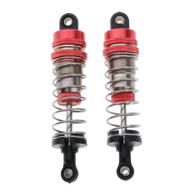 2 Pcs 77mm Metal Front Rear Shock Absorber For 144001 1/14 RC Car Parts