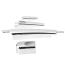 ABS Chrome Car Rear Wiper Protection Cover Rear Window Wiper Nozzle Trim St X1S4