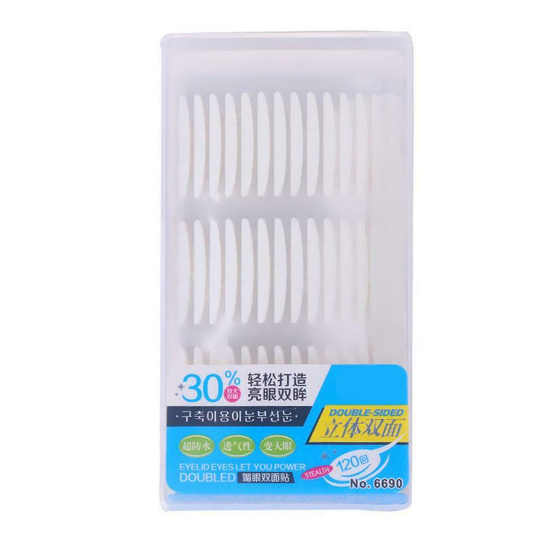 120 Pairs Eyelid Stickers Double Tapes Thin Invisible Big Eyes Tool (Wide) A