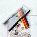 Clear Cosmetic Bag Travel Toothbrush Toothpaste Stationery Storage-Bag Sund H8G8