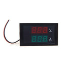 Digital LED Ammeter Voltmeter with Current Transformer AC80-300V 0-100A Blk