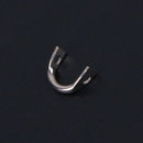 100pcs Fishing U Shaped Ring Baits Lure Tool Stainless Steel Tackle Accessories