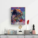 40x50cm Oil Painting By Numbers Leopard Profile DIY Canvas Drawing No Frame A