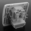 Dual USB Port Wall Charger Adapter EU Plug Socket Power Outlet Panel White QUG