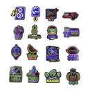 50x Neon Sign Stickers Bomb Graffiti Decals  Laptop Car Luggage Skateboard US.
