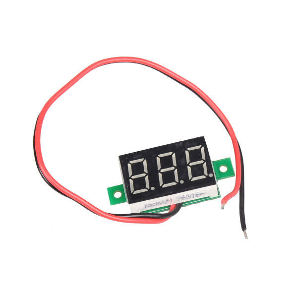 Mini DC 2.5-30V Red LED Panel Voltage Meter 3-Digital Display Voltmeter Tester