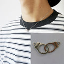 New Fashion Design Handcuffs Choker Pendant Necklace Chain Women Lovers  Z