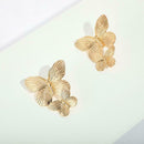 Creative Butterfly Earrings Elegant Animal Ear Studs for Women Jewelry Gift