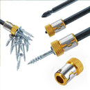 2019 Screwdriver Bits Magnetic Ring 1/4" 6.35mm Metal Strong Screw Magnetiz H6D3