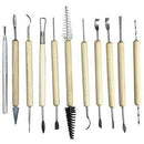40 Pcs Professional Clay Pottery Sculpting Tools Set Wax Pottery Ceramics T H3P2