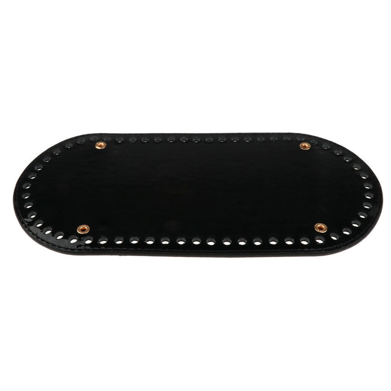 3x DIY Bags PU Pad Bottom Base 25x12x0.4cm Shaper Bag Cushion w/ 60 Holes