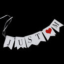 Just Married Wedding Bride Western Party Decoration Bunting Garland Banner