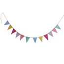 Fabric DIY Wedding Bunting Birthday Ornament Banner Anniversary Hanging OZ