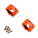 Handlebar Riser Kit Universal Suitable for Motor Bike Quad Bike Orange