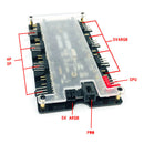 Remote Control PWM Fan Hub 8 Port 4-Pin PWM Fan 1 to 8 3-Pin ARGB LED Hub