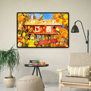 Paper Puzzles Jigsaw 1000pcs Autumn Leaves Educational Assemble DIY Toys