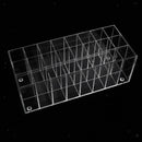 24 Space Lipstick Holder, Clear Acrylic Lip Gloss Lipstick Case Display Stand