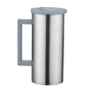 Stainless Steel Pitcher Water Jug for Cold Water, Ice Tea, Juice, Grey 1.8L
