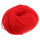 Cotton Knitting Wool Yarn DIY Shawl Scarf Crochet Thread Supplies Red 50g