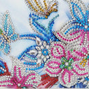 DIY Flower Special Shape Diamond Painting Leather Chain Shoulder Bag Clutch
