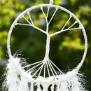 DIY Dream Catcher Feathers Light String Wall Hanging Ornament Home Decor