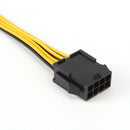 PCI-E 8PIN Male to 8PIN Female PCI Express Power Extension Cable Fr Video CardTT