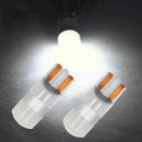 12V 6000K T10 W5W 3030 SMD LED Canbus Width Light Bulb White Interior Lamp 2pcs