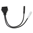 2X2 Pin To 16 Pin Female OBD2 Connector Adaptor Cable For VW AudiT Skoda VAG 1PC