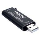 HDMI Capture Card USB 2.0 to HDMI Grabber Record Box for OBS Game Recording