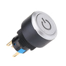 IP67 Vandal Proof Push Button Switch With LED Illumination 22mm Panel Dash