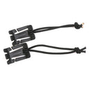 5x Black MOLLE Webbing Elastic Cord Cable Tidy Storage  Buckle Roll Clip