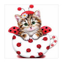Home Decoration 5D Cute Cat Diamond Painting Cross Stitch Embroidery Craft