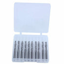 10Pcs/box 1/8" 2 Flutes Carbide Ball Nose End Mills CNC Bits 17mm Flute Len
