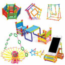 13 Child Educational Toys Plastic Building Blocks Sticks Set Kids Baby Gift