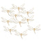 10 Pieces Alloy Butterfly Dragonfly Brooches Pins DIY Wedding Decor Used for