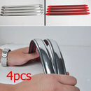 4pc Car Truck SUV Bumper Edge Guard Bar Protection Anti-Collision Scratch Strip