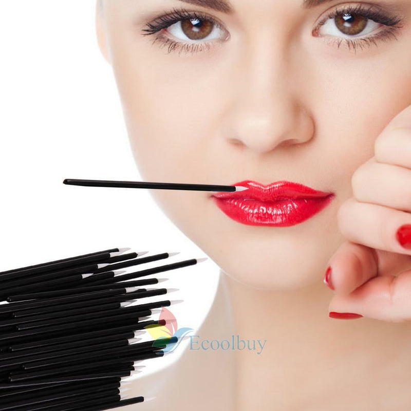 Disposable Liquid Eyeliner Brush Eye Lip Liner Make Up Applicator Wand 50pcs